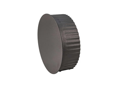 LKQI Replacement 6 in Black Stove Pipe Clean Out Tee Cap with Crimp 24 Gauge Fits Models：BM0151 6527618