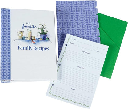Meadowsweet Kitchens Plastic Protector Sleeves Refill Pack for Favorite Family Recipes Journal