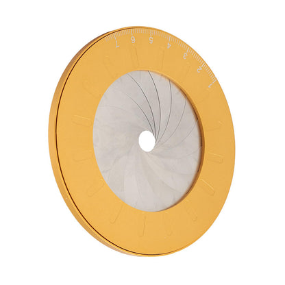Stainless Steel Circle Template Ruler Rotary for Accurate Drawing Measuring Drafting Woodworking Tool