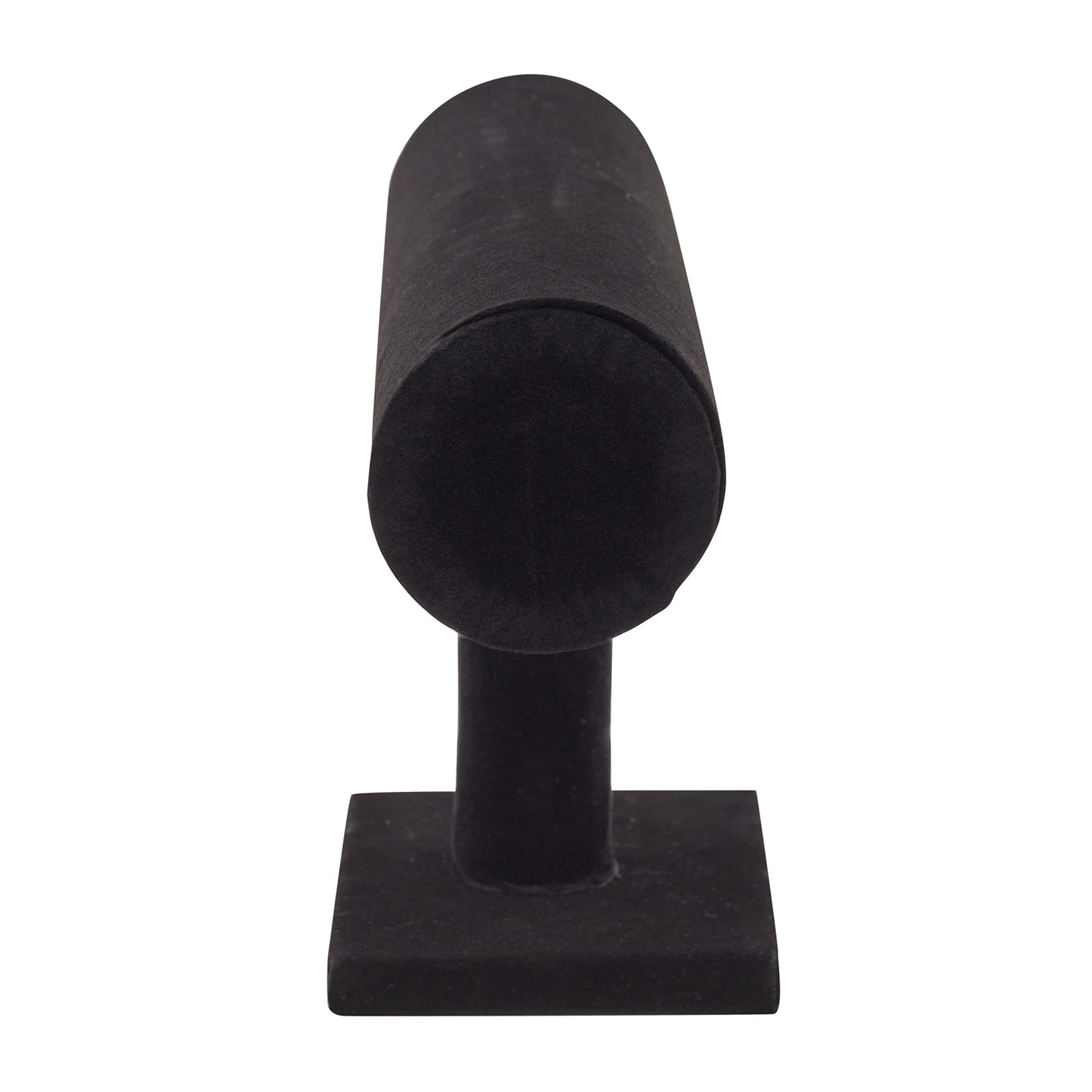 Juvale Necklace Display Stand & Bust Set - 2-Piece, Black Velvet, Modern Freestanding - Necklace Holder Stand & Bracelet Holder Display - Jewelry Showcase for Vendors & Photography