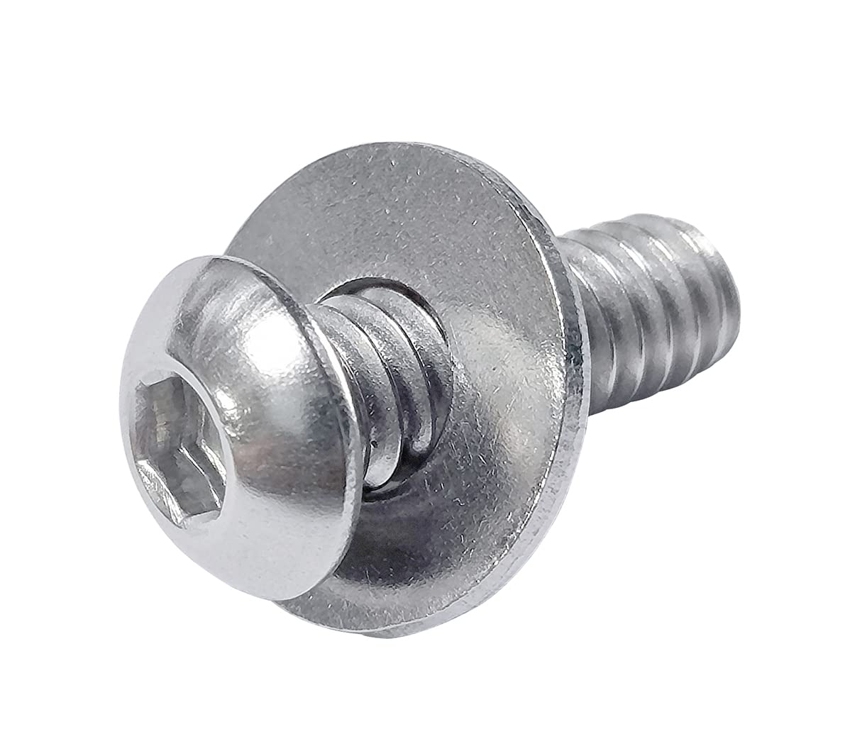 1/4" Stainless Flat Washer, 5/8" Outside Diameter, 18-8(304) Stainless Steel Washers Flat (100 Pack)