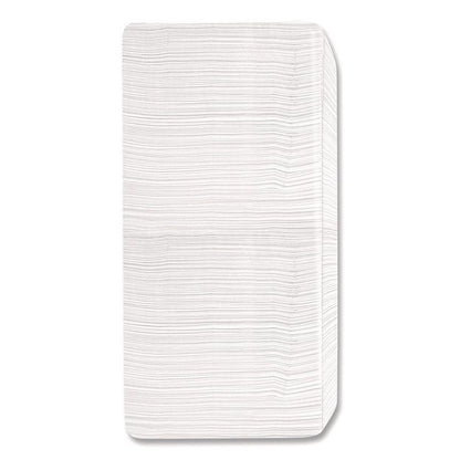 Boardwalk 1-Ply White Disposable Napkins, 6 Packs of 500, 3000 Total, 12" x 12, Quarter-Folded, Absorbent Textured Paper, Made in the USA