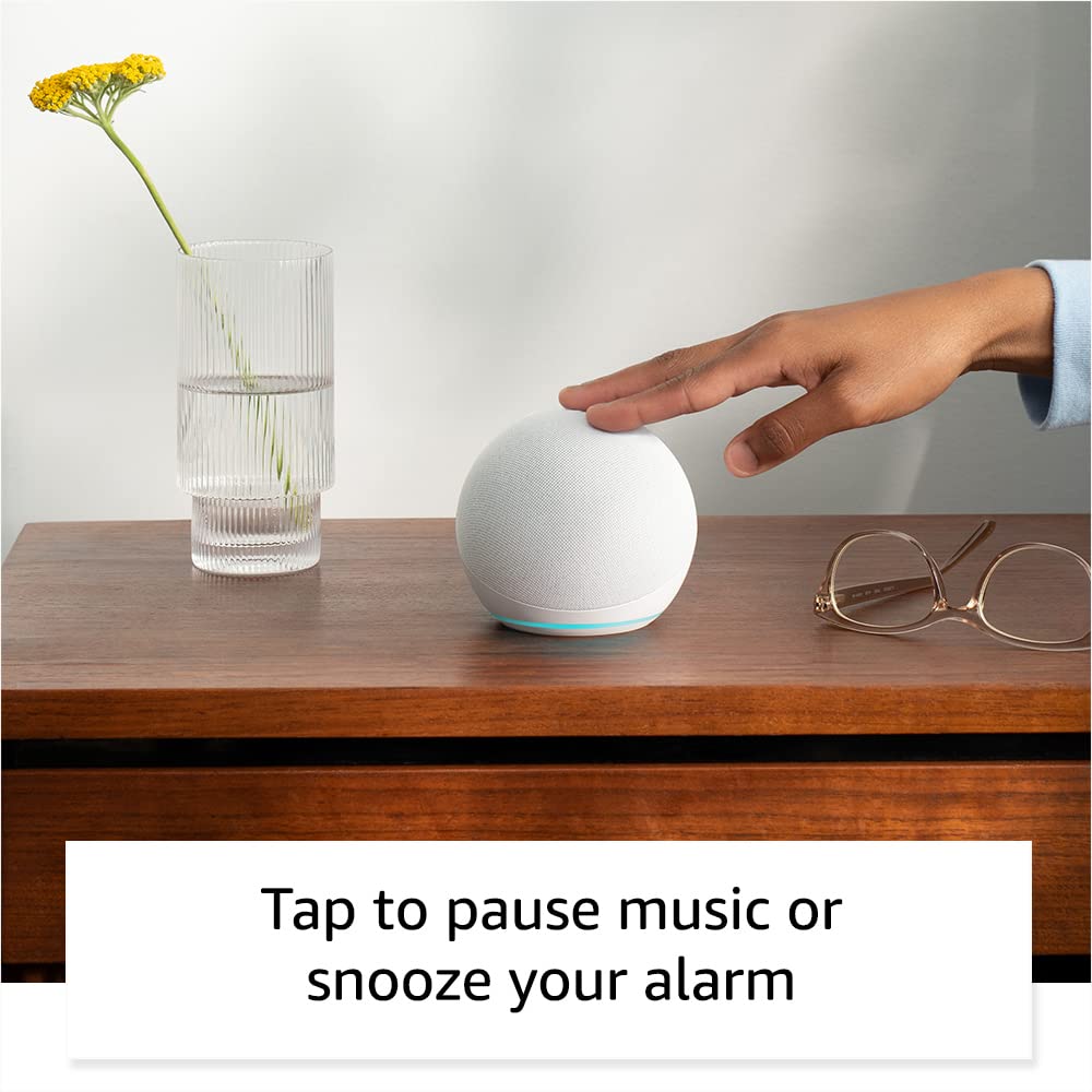 Amazon Echo Dot (newest model), Vibrant sounding Alexa speaker, Great for bedrooms, dining rooms and offices, Deep Sea Blue