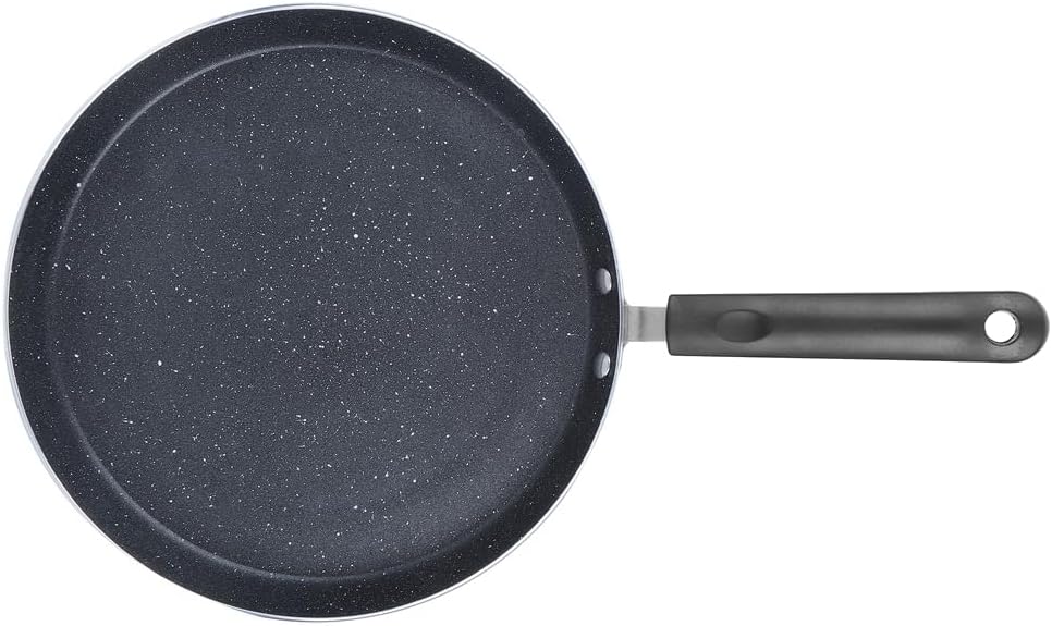 Yosoo Non Stick Frying Pan, Fast Heating Aluminum Alloy Cookware with Heat Proof Handle for Breakfast