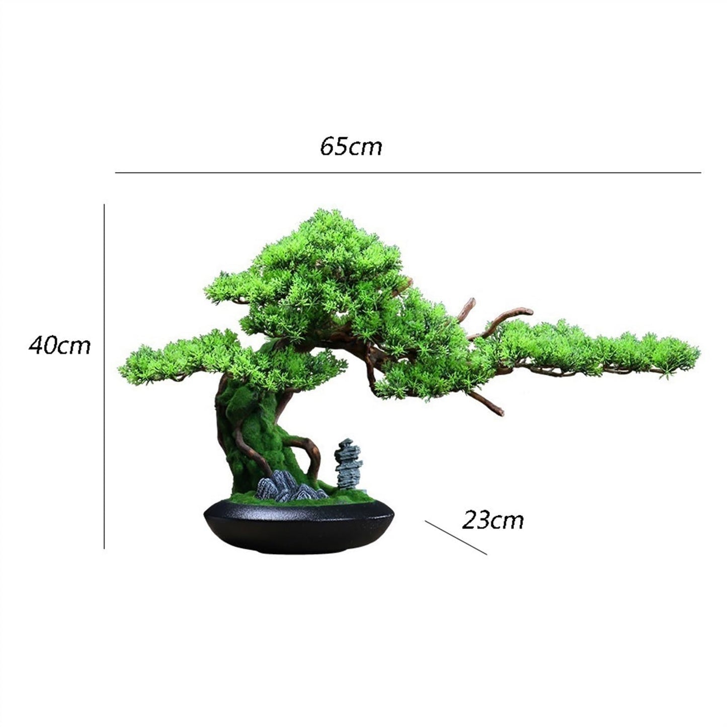 Simulated Tree, Chinese Light Luxury Simulation Tree Office Landscaping Hotel Wood Root Carving Ornaments Entrance Cabinet Decorations,Artificial Bonsai Tree