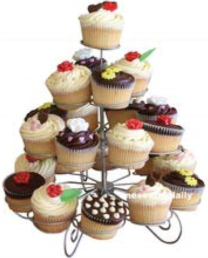 Charmed 4 Tier Cupcake Stand - Holds 23 Cupcakes