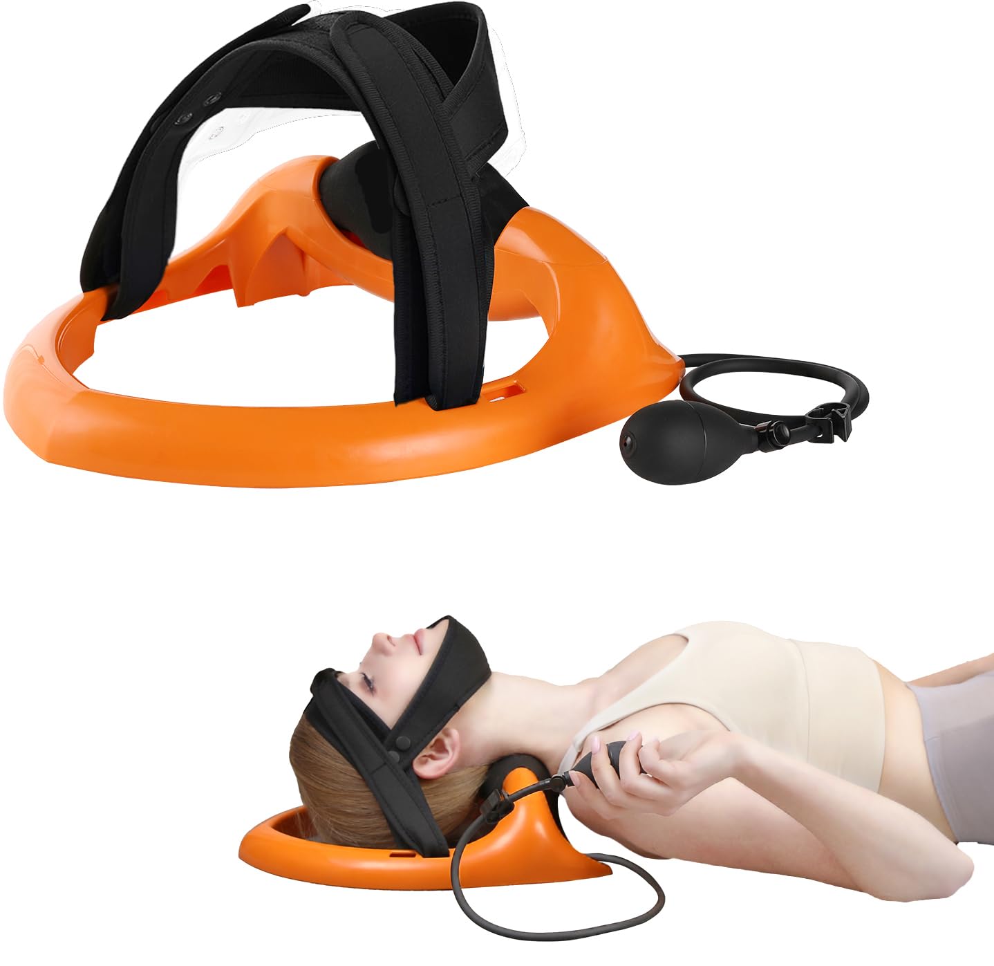 ECOGUN Posture Neck Exercising Cervical Spine Hydrator Pump - Relief for Stiffness, Restores Neck Curve