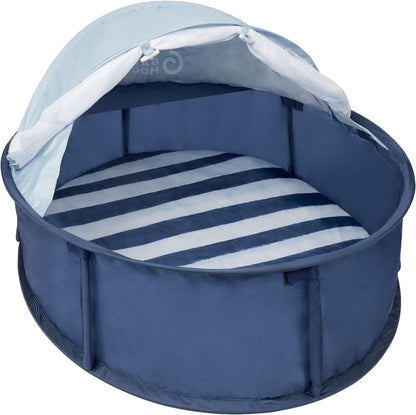Babymoov Babyni Playpen, Activity Gym & Napper with Pop-Up System, 6 Toys and UPF 50+ Protection for Outdoor & Indoor Use