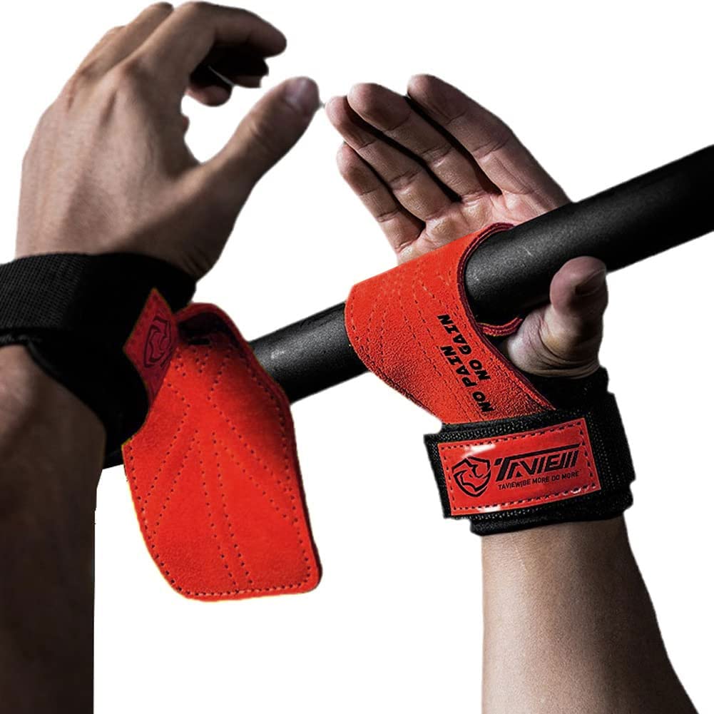 Wrist Straps for Weightlifting for Maximum Grip Support - Lifting Deadlift Strap & Weight Lifting Grips Gloves for Working Out Pull Up Deadlifting & Shrugs