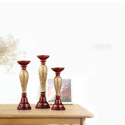 XILIN-1987 Candle Holderss Home Candle Holder Crafts Romantic Ornaments Wedding New House Decoration Candlestick Pair Decorative Candlestick (Size : B)