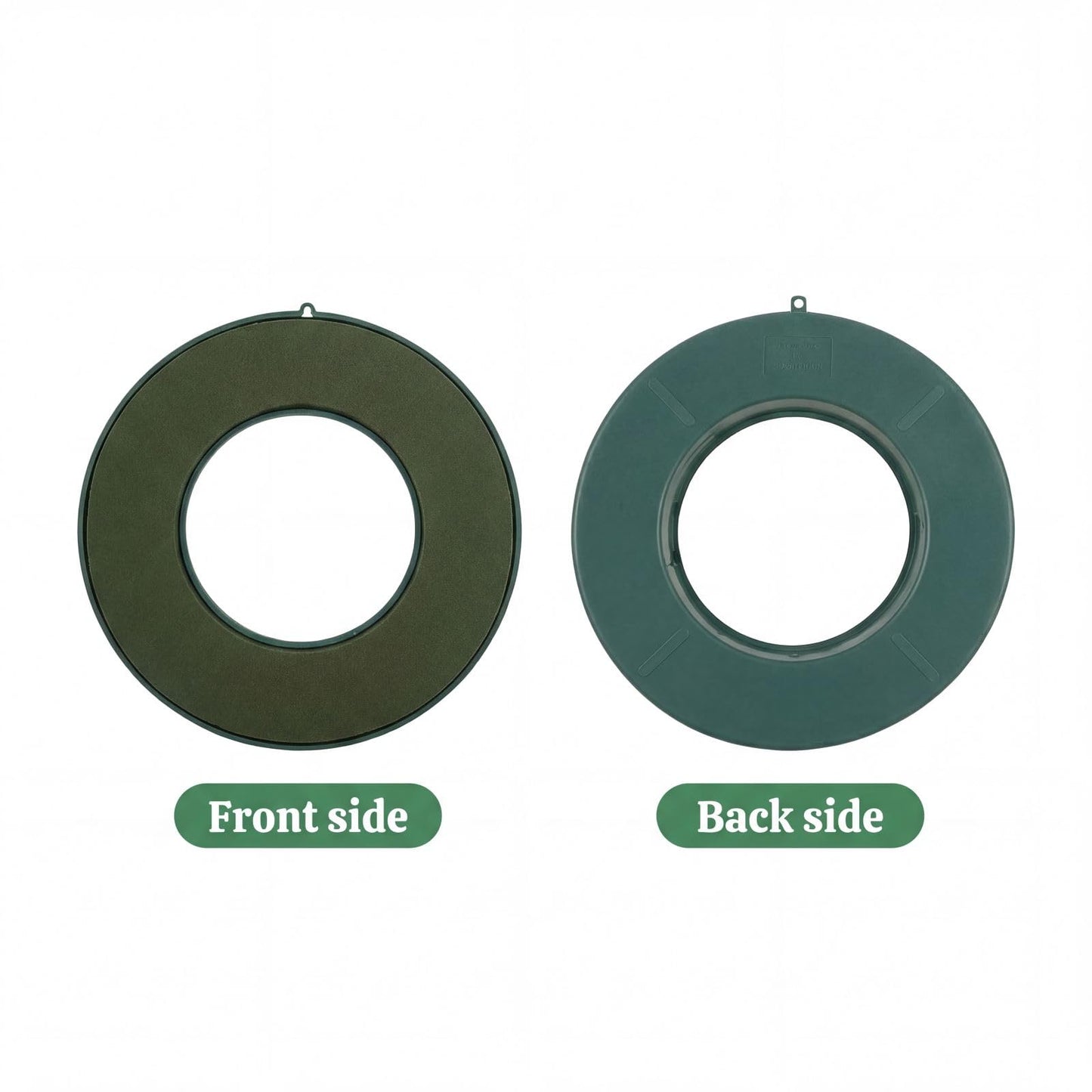 3 PCS Flower Foam Ring, 8 Inch Round Floral Foam Green Floral Foam Blocks Oasis Wet Floral Foam Wreath Flower Arrangements for Wedding, Birthdays, Party Decoration