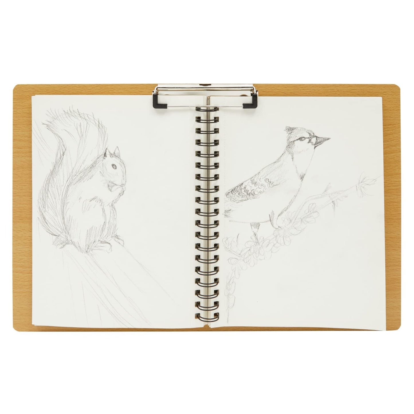 Juvale Wooden Clipboard - 11.5 x 17 in, Natural Wood - Lap Board & Lap Easel - Legal Size Clipboard for Forms - Portable Drawing Board