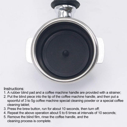 Tbest Blindsieb 57Mm Casadio Blind Filter, Coffee Machine Disk for Espresso Machines