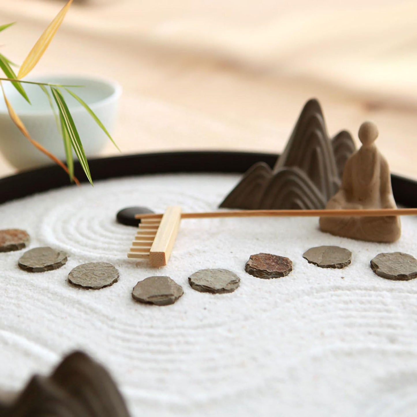 XRI XURUOYI 10Pcs Natural Miniature Small Stepping Stone Figure.Fairy Garden Supplies.Terrarium Accessories.Pathway Stones.Stairs.Shrimp Tank Decor.Bonsai Forest/Patio Pots Decoration.