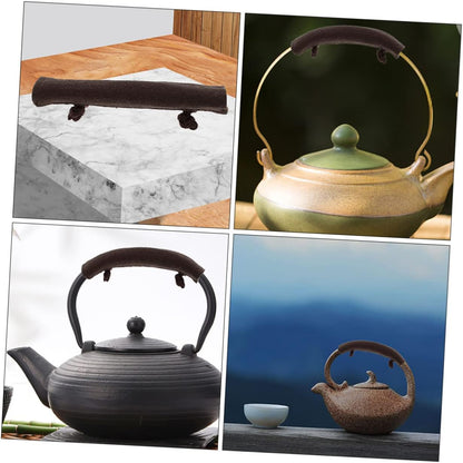 2pcs Teapot Handle Gloves - Decorative Kitchen Utensils Holder, Washable Handle Cover for Teapot and Kettle