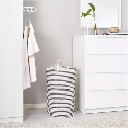 IKEA Klunka Laundry Bag - White Black, Size 16 Gallon, 103.643.73