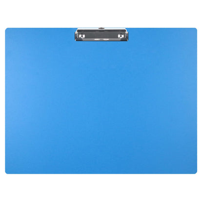 Acocony 11x17 Clipboard Landscape Super Tough Extra Large Clipboard Low Profile Clip Not Fragile 11 x 17 Clipping Board PP Plastic Blue Pack of 1
