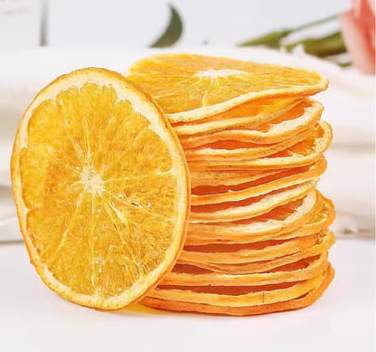 Dried Orange Slices Bulk Natural Orange Fruit Slices with Jute Rope Christmas Tree Decorations DIY Craft Ornaments Hanging Garland Wreath Making Supplies for Xmas Holiday Farmhouse Rustic Decor