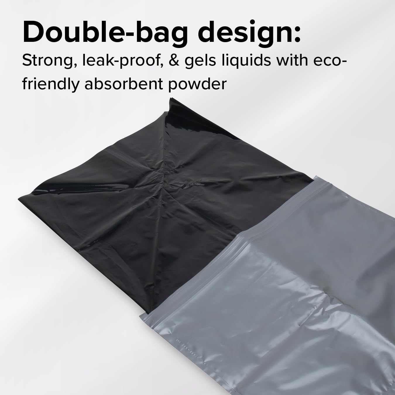 Camco Toilet Waste Bags - Features Biodegradable Powder & Leak Proof Double Bag Design - Great for Camping, RVing, Hiking, or Boating - 10-Pack (41548)