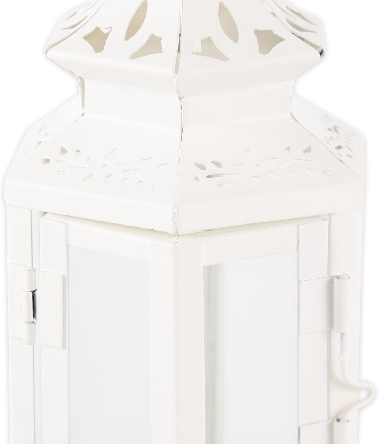 Accent Plus Indoor Lantern, Decorative Outdoor Christmas Candle Lantern, 3.75 x 3.25 x 8 Inches