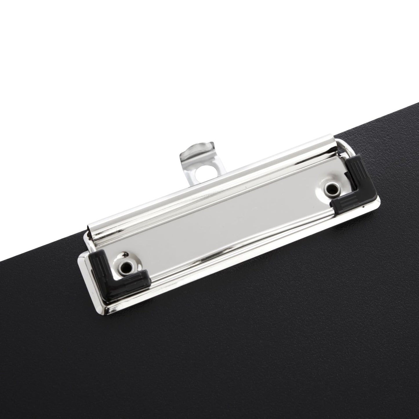 Juvale Landscape Clipboard - 12.4 x 8.9 in, Black Plastic, 4-Pack, Classic - Horizontal Clipboard with Low-Profile Clip - Letter-Size Sketching & Drawing Board