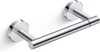 FORIOUS Toilet Roll Holder - Rustproof Stainless Steel Double Post with Swivel Design | Chrome Finish