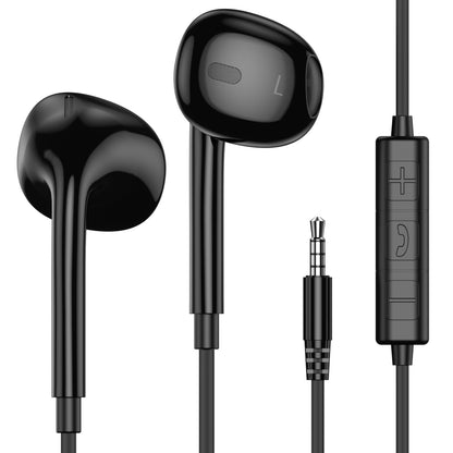 MOSWAG Wired Earbuds with Microphone, 3.5mm Jack in Ear Headphones with Microphone Suitable for Smartphones, Computers, Laptops, IPads, MP3 Players, Etc