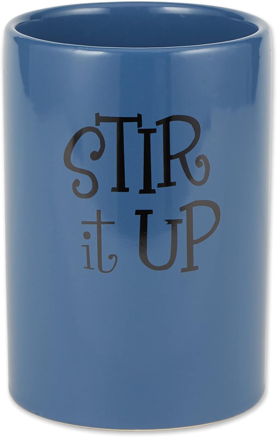 DII Retro Collection Kitchen Accessories, Blue Ceramic Utensil Holder