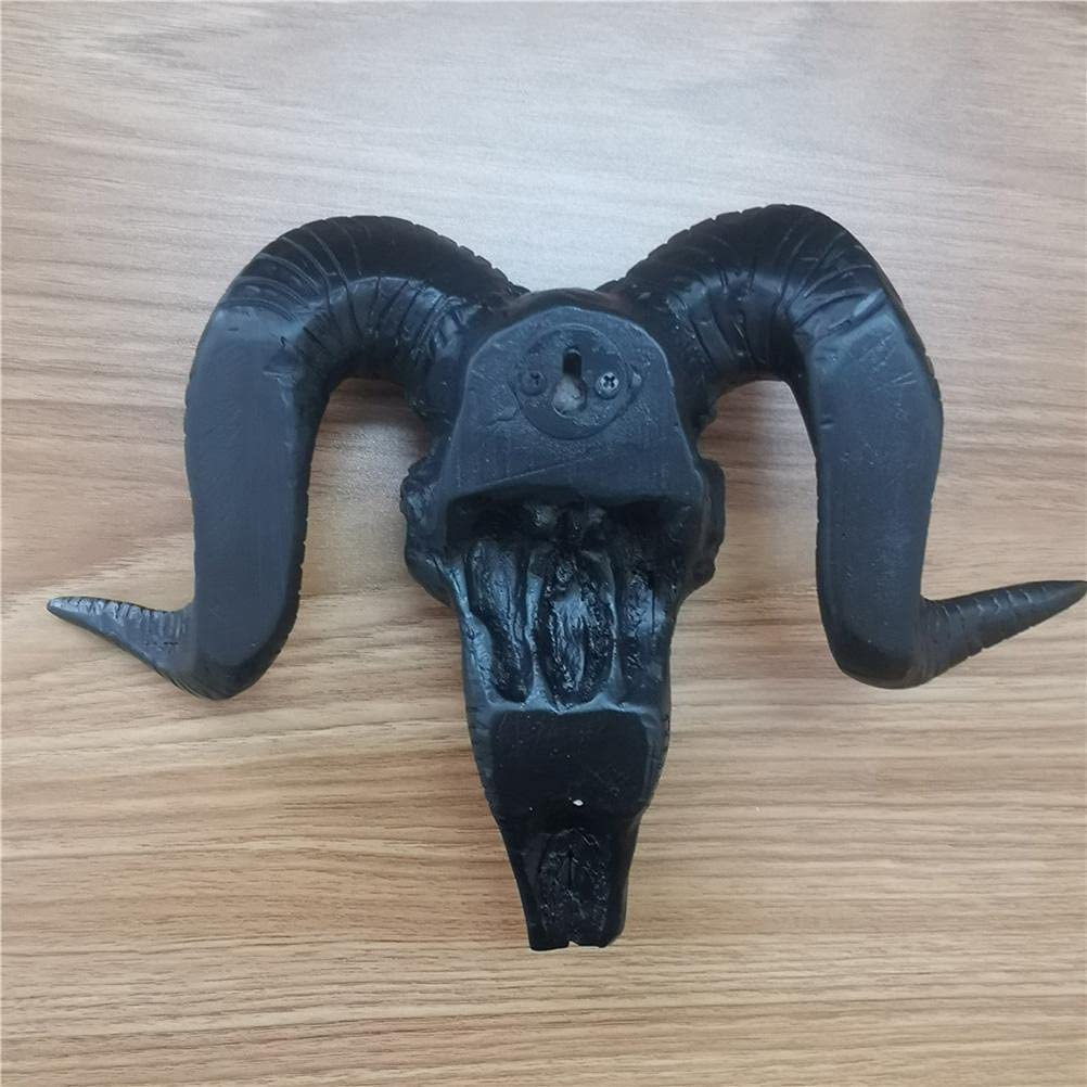 Wall Hanging Decoration 3D Shofar Skeleton Ornament Sheep Resin Bone Art Crafts Resin Crafts Halloween Decor Gifts