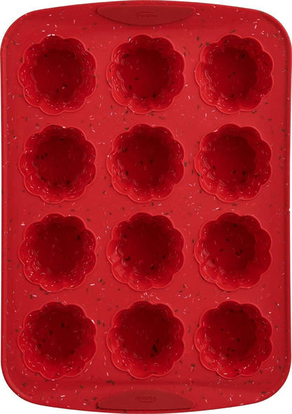 Trudeau 12-Count Cupcake Pan, Multi Bakeware