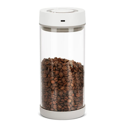 YINDUZ Automatic Vacuum Coffee Canister, 1.35L Airtight Coffee Canister for 18oz Coffee Beans, One-Button Operation & Date Tracker, Coffee & Food Storage Container, Coffee Bar Accessories, Gifts