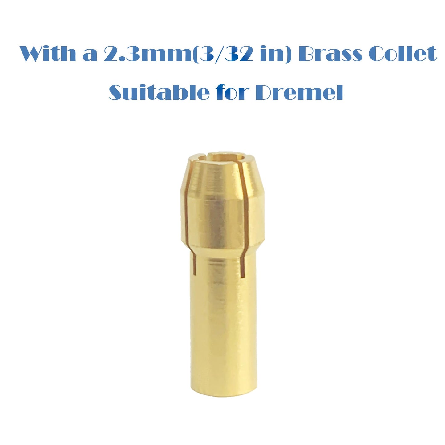 ChilternCasa 1mm-3mm Diamond Drill Bits for Stone, Grinding Bit Set 2.35mm Shank with Collet Rotary Tools for Dremel Drilling Glass, Gemstones & Jewelry - Pack of 30
