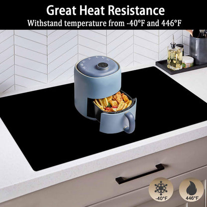 Super Large Silicone Mat, 120"x24"(305cmx60cm) Silicone Mats for Kitchen Counter, Non-slip Heat Resistant Mat,Thicken Kitchen Counter Mat, Waterproof Countertop Protector for Craft (Semitransparent)