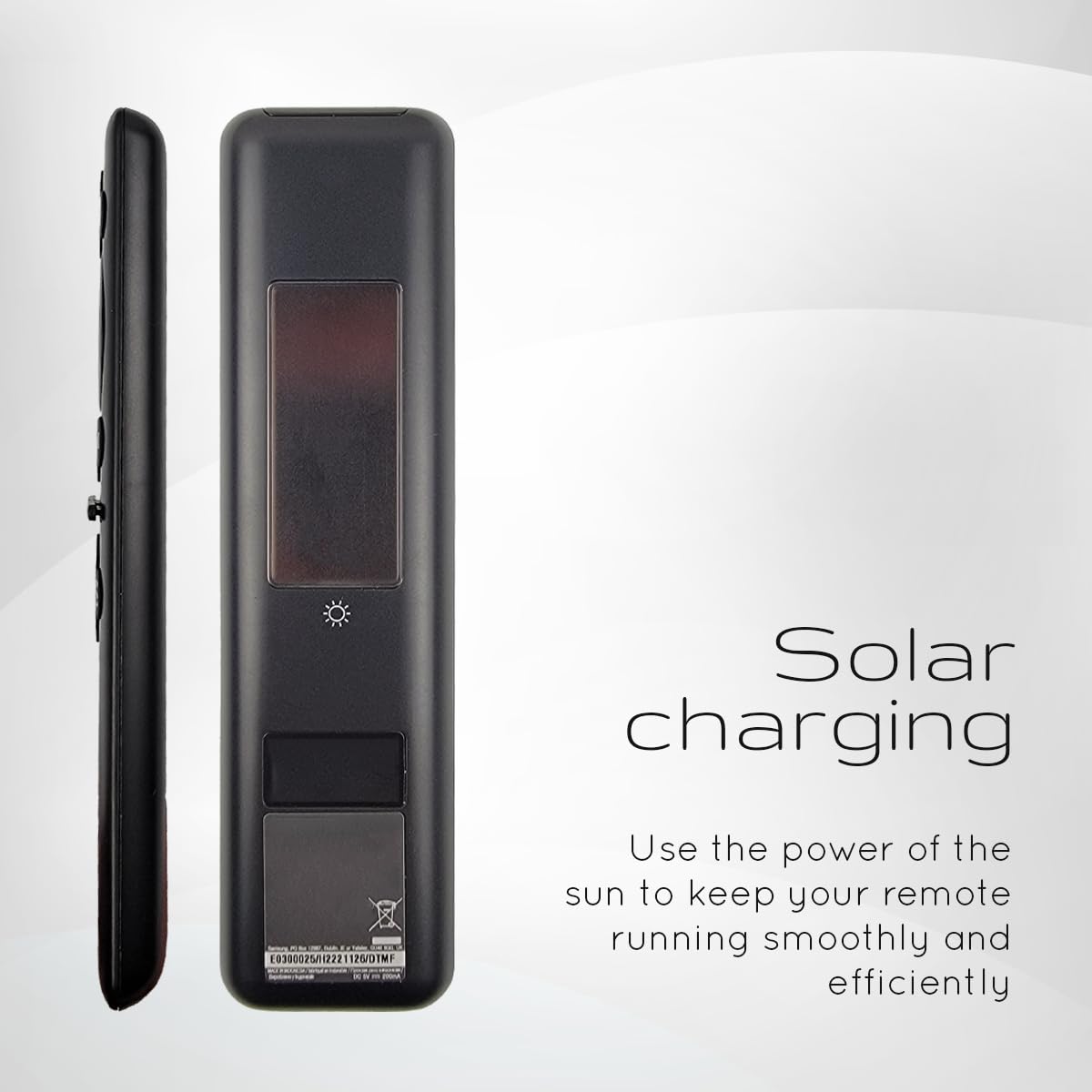 Ceybo Original Solar Voice Remote Control Replacement with YouTube Netflix Shortcut for Samsung Smart TVs, Compatible with Neo QLED 8K, QLED (BN59-01480A)