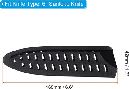 PATIKIL PP Safety Knife Cover Sleeves for 6" Chef Knife, 2 Pack Blade Protector Universal Knife Sheath