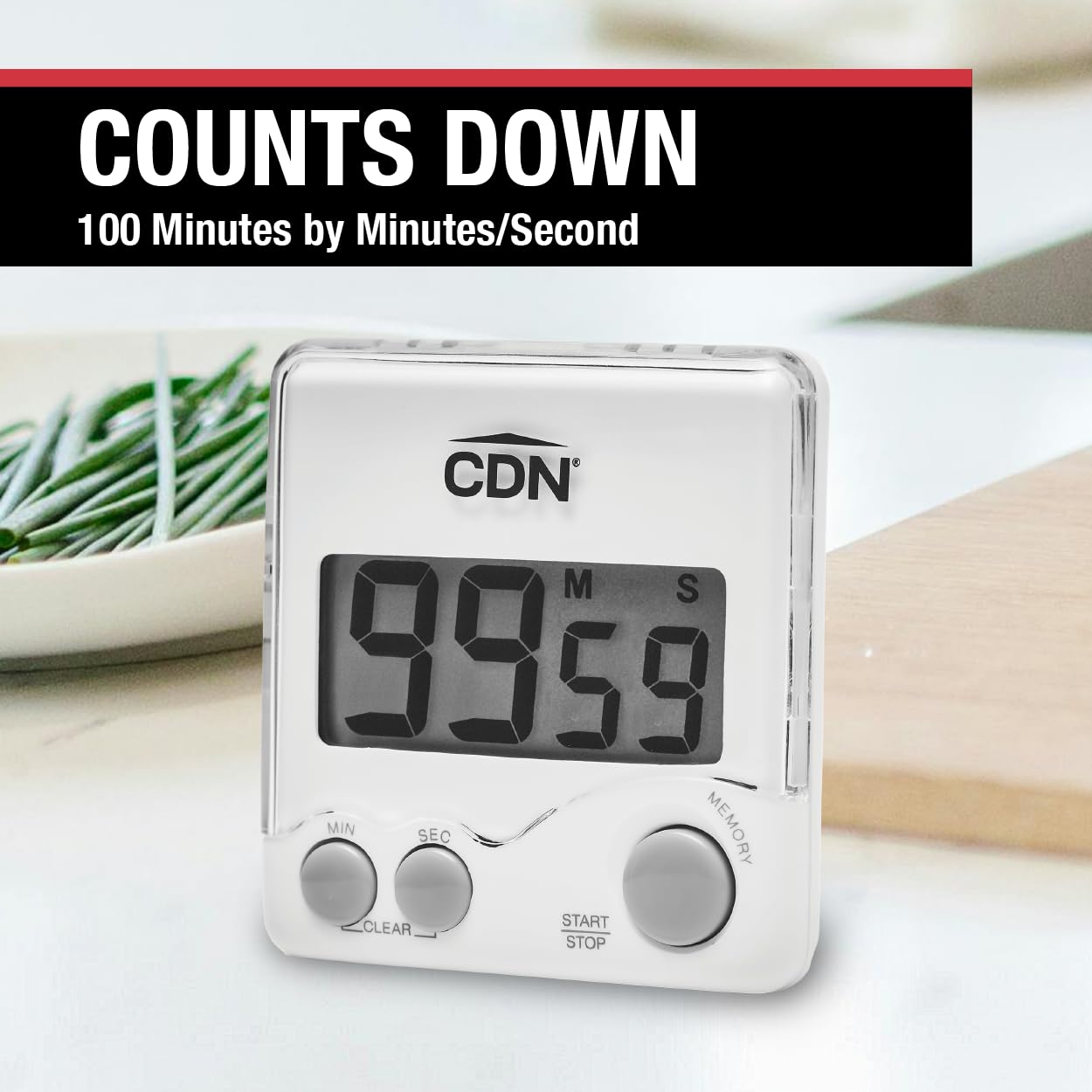 Large Digit Timer Loud Alarm Component Design