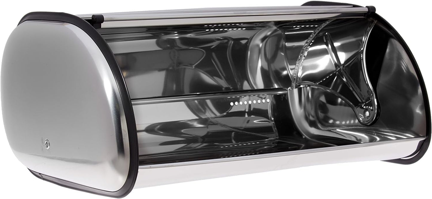 16.5x10x8 HOME IT Stainless Steel Bread Box for kitchen, bread bin, bread storage Bread holder