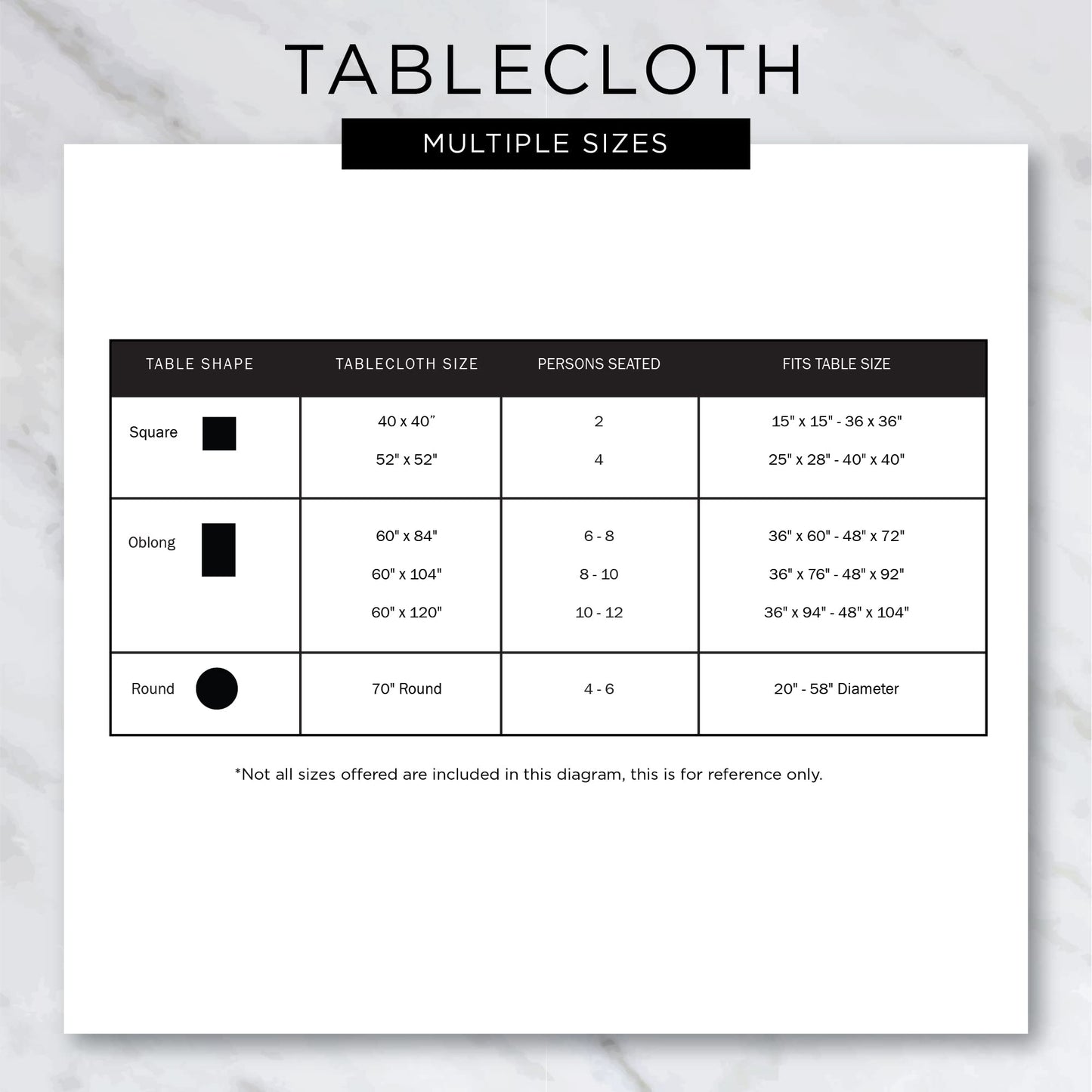DII Buffalo Check Collection, Classic Farmhouse Tablecloth, Tablecloth, 52x52, Navy & Cream