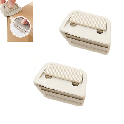 Mini Ceramic Box Cutter - Auto-Retractable 7mm Blade, Magnetic Package Opener, Compact Utility Knife for Mail, Crafts & DIY(2, white)