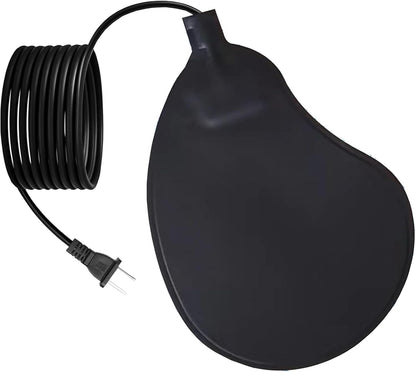 60W De-icer Submergible Bird Bath Heater Thermostatic Controlled Chicken Water Heater for Outdoors in Winter Animal