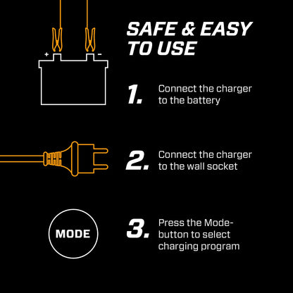 CTEK MXS 5.0, Fully Automatic 12V 4.3 Amp Battery Charger and Maintainer, Unique 8 Step Charging, Simple Plug and Play Operation, Desulphation Function with Built-in Temperature Compensation