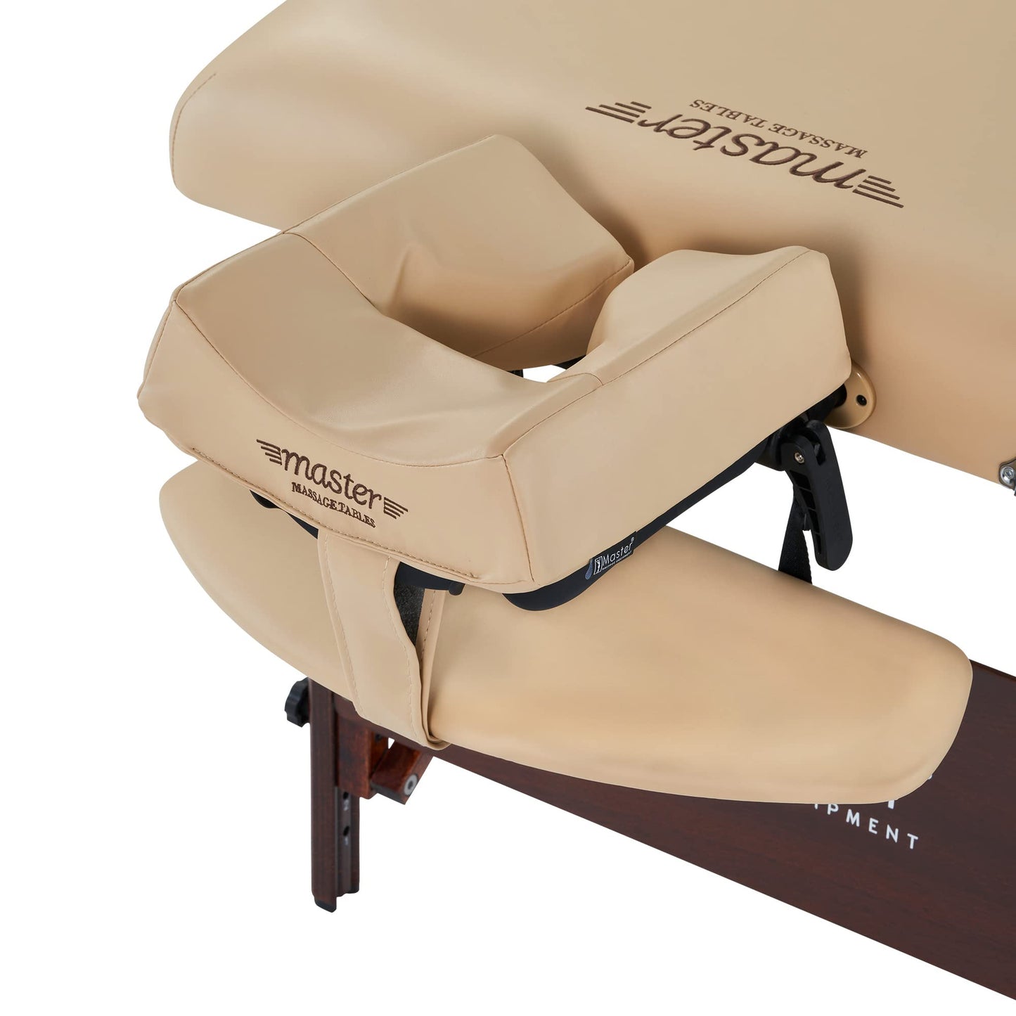 Master Massage 30" Del Ray Pro Portable Massage Table (30" Width x 84" Length) with Adjustable Table Height, 750lbs. Working Capacity- Massage Bed, Tattoo Table, Lash Table - Cream