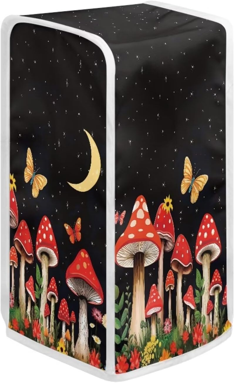 Mushroom Moon Electric Can Opener Dust Cover, Durable Removable and Washable Kitchen Decor