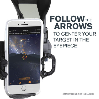 Celestron StarSense Explorer DX 130AZ App-Enabled Telescope – 130mm Newtonian Reflector with Smartphone Dock & StarSense App – iPhone & Android Compatible – Easy-to-Use for Beginners