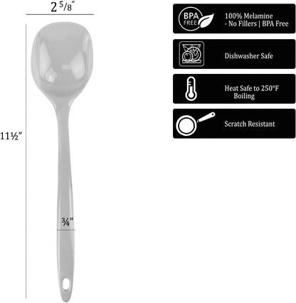 Reston Lloyd 98521M Calypso Basics Spoon, Lemon, 100% Melamine
