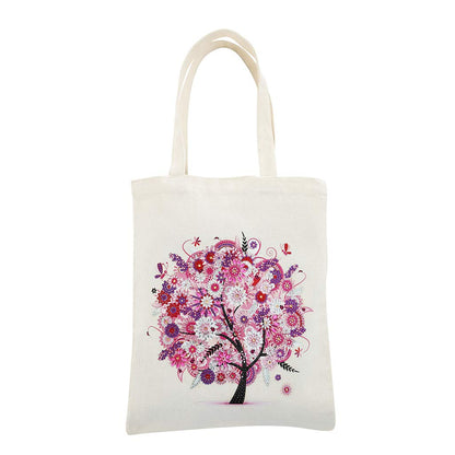 JGA JOGGING ARM 5D Art Craft Diamond Painting Shopping Canvas Tote Bag Foldable Hand bags Accessories Tray Organizer for Adult Women Handwork