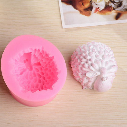 3D Sheep Shape Silicone Chocolate Mold DIY Goat Candy Fondant Molds Handmade Soap Candle Cake Decorating Mould (Set of 2)