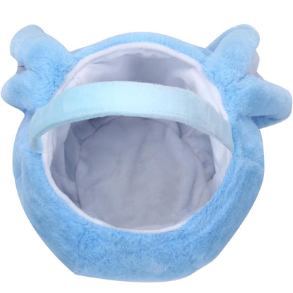 XinblueCo Plush Easter Bunny Basket - Personalized Egg Hunting Easter Bags with Long Plush Ear, Bunny Tote Bags for
