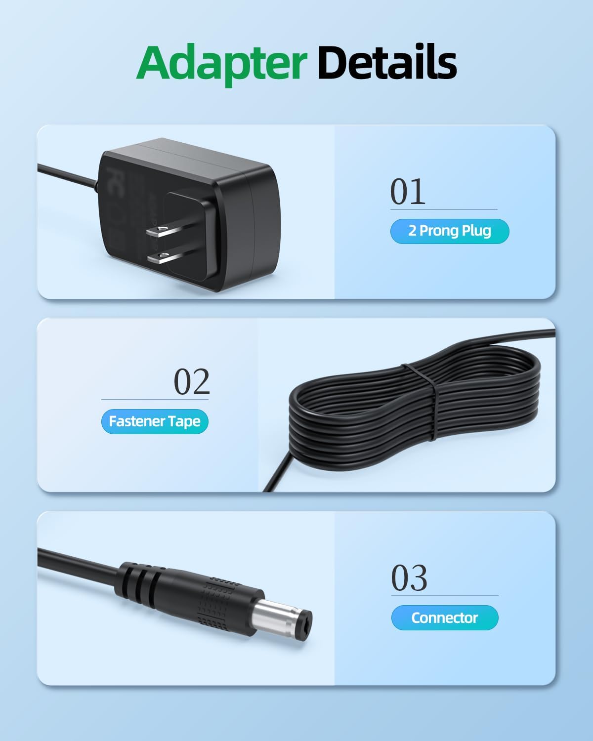 27V 26.5V AC Charger for NEQUARE-S12 Handheld Cordless Stick Vacuum Cleaner Power Adapter Cord