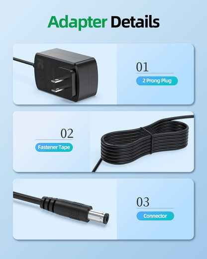 27V 26.5V AC Charger for NEQUARE-S12 Handheld Cordless Stick Vacuum Cleaner Power Adapter Cord